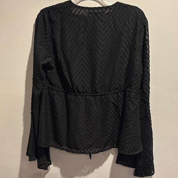 Endless Rose Black Blouse size L - Picture 7 of 7